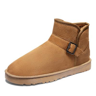 China Winter Mens Sweat-absorbent Waterproof Boots Scare Warm Suede Snow Women Boots Men Work High Top Non-Slip Ankle Boots High Top Sports Shoes for sale