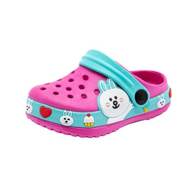 China Hot Selling Deodorization Children Clogs Hollow Sandals Kids Baby Slippers Boys Girls Girls for sale