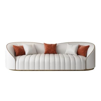 China Other Nordic light family living room TJ6002 light luxury living room sofa small single arc sofa for sale