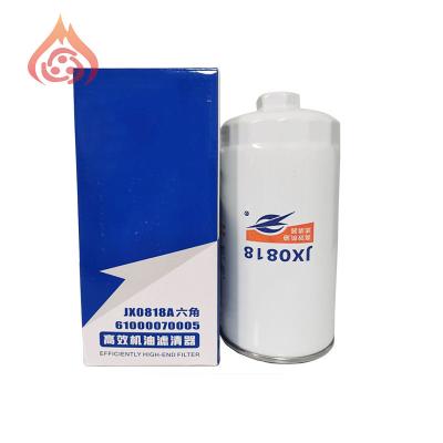 China Iron + paper JX0818 Engine Oil Filter Manufacturers China for sale