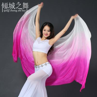 China SJ005 Professional Performance Belly Dance Silk Veil For Girl for sale