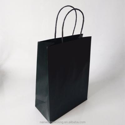 China Recyclable Recyclable Paper J CUT Handle Bag , Full Automatic Machine Made for sale