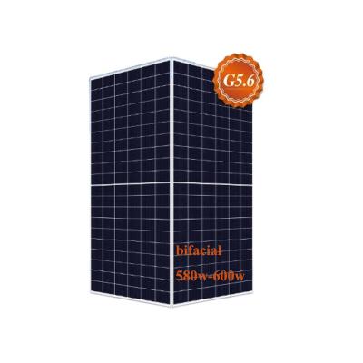 China Photovoltaic Hoisted Solar Panel 660wp Solar Power System Titan Solar Module Rsm132-8-655bmdg 650w 660w Dual Bifacial Glass Cells for sale