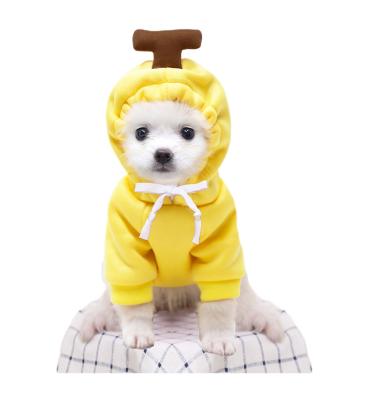 China Sustainable Pet Clothes Autumn And Winter Puppy Dog Teddy Fleece Lined Hoodie Pet Supplies for sale