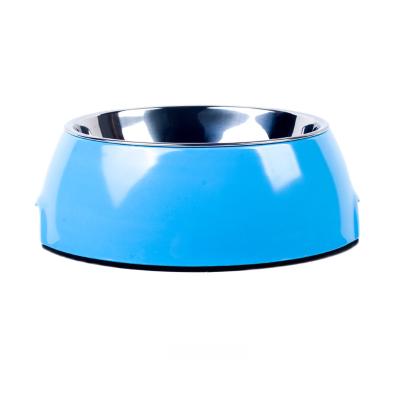 China Good Quality Double Sustainable Various Melamine Cat Bowl Stainless Steel Raised Dog Bowl Luxury for sale