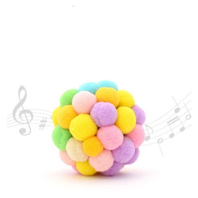 China Viable Funny Pet Toy Ball Pet Self Hi Toy Bell Interactive Ball for sale