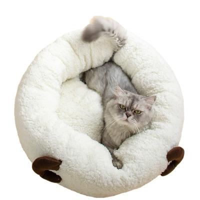 China Breathable Pet Bed Comfortable Waterproof Plush Dog Bed Dropshipping Soft Washable Dog Bed Cushion Pet Cushion for sale