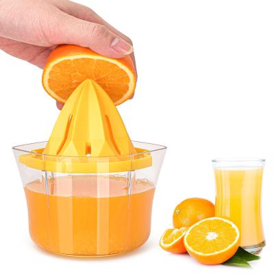 China Household 5 in 1 Multi Function Plastic Lemon Hand Press Orange Manual Juicer with Grater for sale