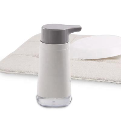 China Modern Customizable Portable Manual 300ml Competitive Price ABS Plastic Liquid Soap Dispenser for sale