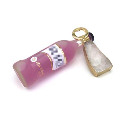 China Wholesale Price Stainless Steel Gemstone Home Decoration Stocked Colorful Special Bottle Opener for sale