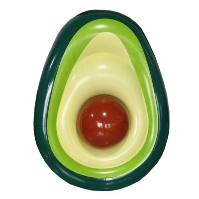 China Fashion fruit design water buoy toy inflatable green avocado float for pool fun for sale