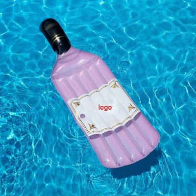 China Custom Exquisite High Quality Giant Inflatable bottles Pool Float for sale