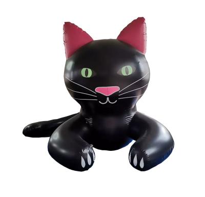 China Beile Inflatable custom PVC cartoon black cat suit for recreation for sale