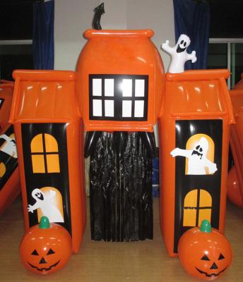 China Custom Inflatable Haunted House For Outdoor Backyard Halloween decorate for sale