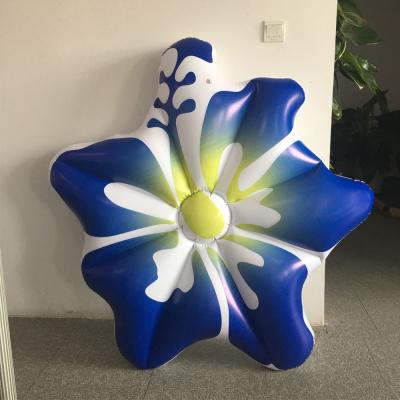 China custom exquisite high quality inflatable flower pool float mat for sale