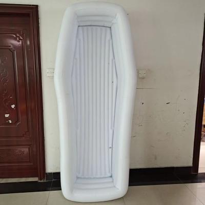 China Hot selling PVC inflatable pool floats inflatable coffin floating mat for adults for sale