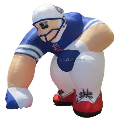 China customized Oxford cloth advertising Inflatable baseball player for sale