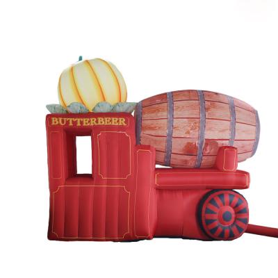 China Factory custom giant inflatable pumpkin cart for advertising promotion for sale