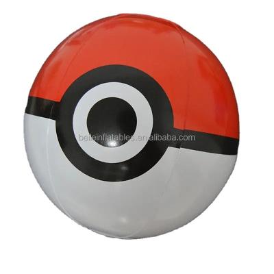 China Wholesale custom big red and black PVC Inflatable beach ball for sales for sale