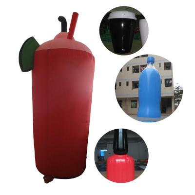 China Manufacturers Customized inflatable bottle for advertising promotion for sale