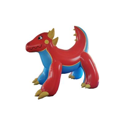 China BeiLe New Inflatable red and blue dragon toy animal for cartoon addict for sale