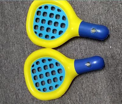 China customized quality kid's gift PVC inflatable racket tennis racket for child for sale