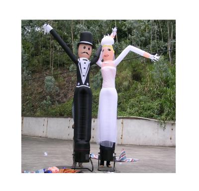 China Factory Customized Bride And Bridegroom Cartoon Image Sky Dancer For Wedding for sale