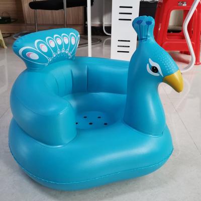 China Factory Wholesale Cheap PVC Inflatable Seat Feeding Chair for Kids for sale