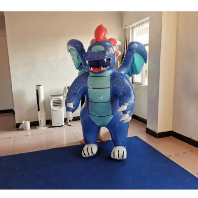 China Hot selling Beile PVC inflatable dragon suit inflatable costume for cosplay for sale