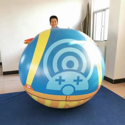 China Beile custom popular PVC inflatable double layer rolling ball suit bouncing inflatable suits for sale