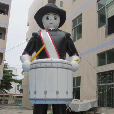 China factory custom giant cartoon figure cold air drummer for music party decorate for sale