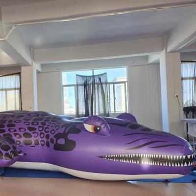 China beile new product PVC giant inflatable crocodile model for promotion advertising for sale