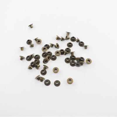 China Climbing Shoes/Boots/Boot/Ice Patinas 200# Bronze Round Label Metal Rivets, Shoe Eyelets For Clothes/Shoes for sale