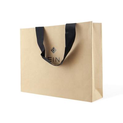 China Luxury Gift Bag Shoes Recycled Custom Materials And Paper Bag Store Brand Name Shopping Bag for sale