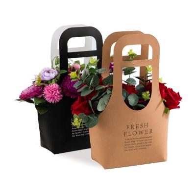 China Recycled Materials Any Size Custom Printed Paper Boxes Flower Bag for sale