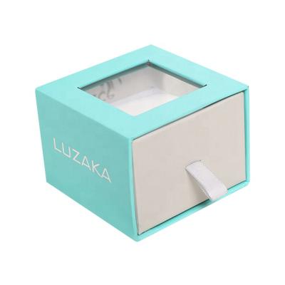 China Recyclable Wholesale Small Gift Box Jewelry Packaging Box Custom Watch Box for sale