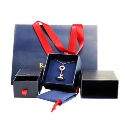 China Recyclable Jewelry Gift Boxes With Display Box With Any Kind Of Material Inner Trays for sale