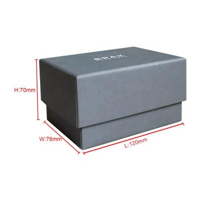 China Custom jewelry gray paper jewelry box gift ring boxes logo import china packaging goods for sale