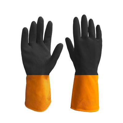 China 2022 New FAIREST Acid and Alkali Resistance Latex Gloves Natural Rubber Acid and Alkali Resistance Industrial Latex Gloves for sale