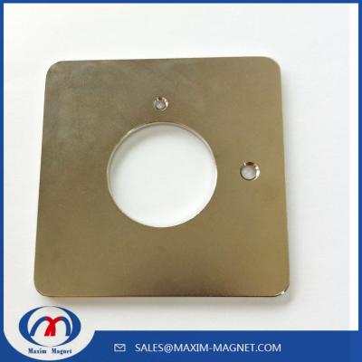 China Custom neodymium magnets with holes made of Neodymium-iron-boron for sale