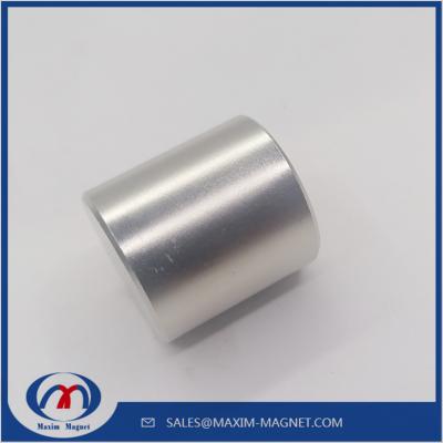 China Large Neodymium Magnetic disc magnet cylinder D23.5x25mm N45 for sale