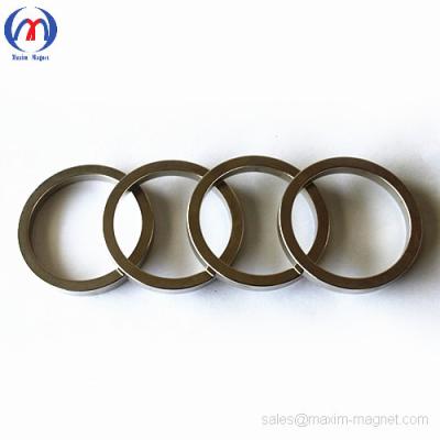 China Neodymium ring magnets of thin wall for sale