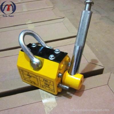 China PML-1 Lifting Magnets Permanent Manual Magnetic Lifter for sale