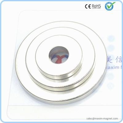 China Big Neodymium Ring magnets for sale