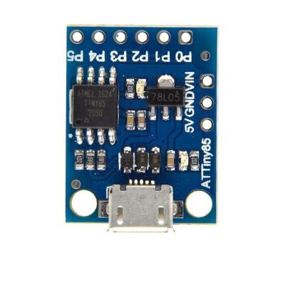 China MCU Development Board ATTINY85 USB Microcontroller Development Board CJMCU-ATTINY85 Micro Micro Blue Board for sale