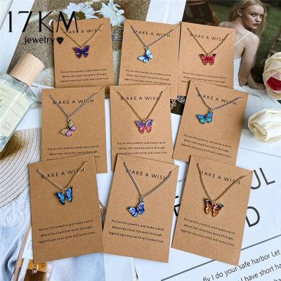 China Vintage Fashion Colorful Cute Pendant Necklace Silver Color Statement Necklace Jewelry Gift For Women for sale