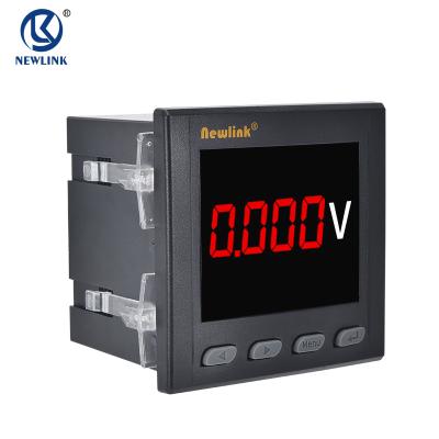 China CE IEC Led Voltage Display Consumption Meter Voltmeter Led Voltmeter 12v Panel Voltmeter Lightweight Digital OEM ODM Customized Digital Multimeter CHTK900U-5KI for sale