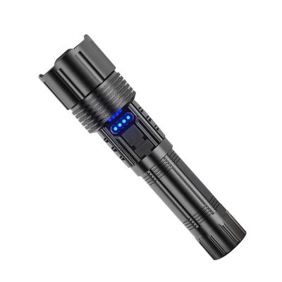 China Telescopic Zoom 1000 Lumens P50 Led Rechargeable Flashlight Waterproof Zoomable Bright Flashlight For Outdoor Camping Fishing for sale