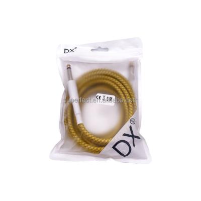 China High-effective& Durable Hot Selling OEM Wire 3M Dc 6.35mm Bass Guitar Cable High Quality Audio Electric Instrument for sale