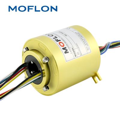 China Precious metal Moflon MT025 series slip ring with bore through hole 25.4mm (1